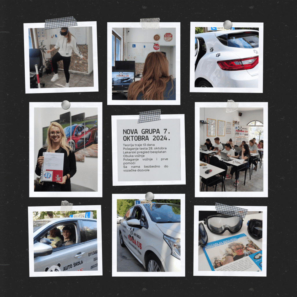 teorijska obuka auto skola panda