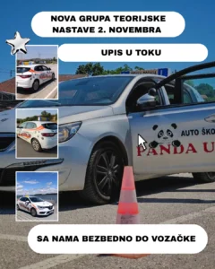 Upis u toku! Teorijska grupa 2. novembar 2026